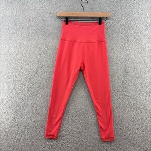 Beyond Yoga Spacedye Allure High Waisted Midi Leggings Red Coral Medium